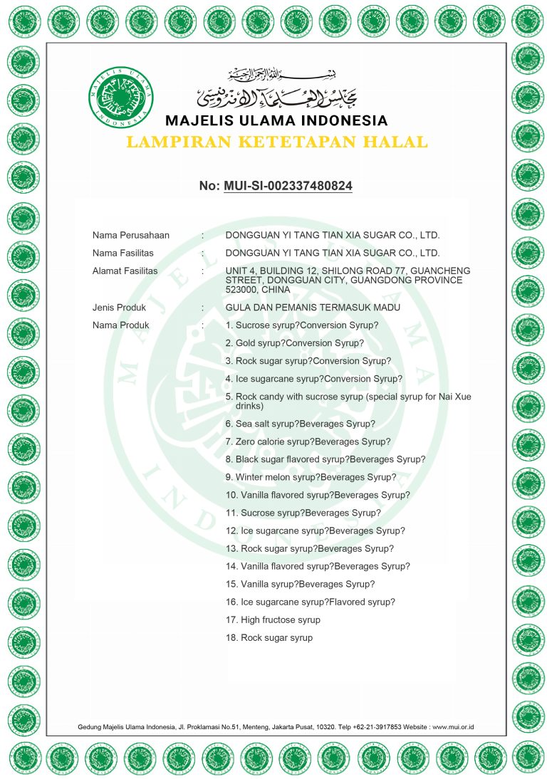 Sertifikat Halal No SH2024-1-376259